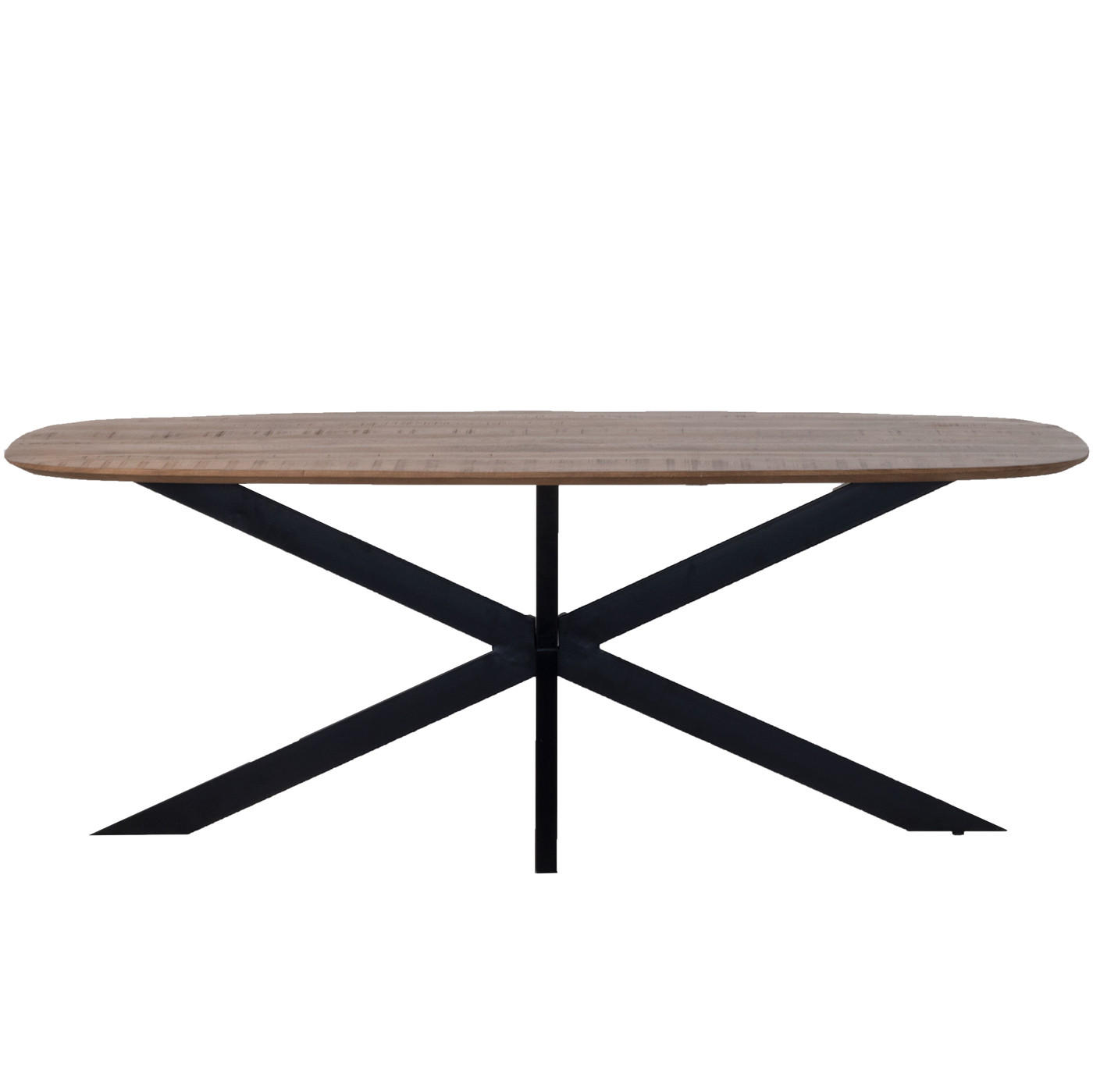 ESSTISCH oval aus Mangoholz 180cm, braun - Braun, Holz (180/90/76cm) - Giga Meubel