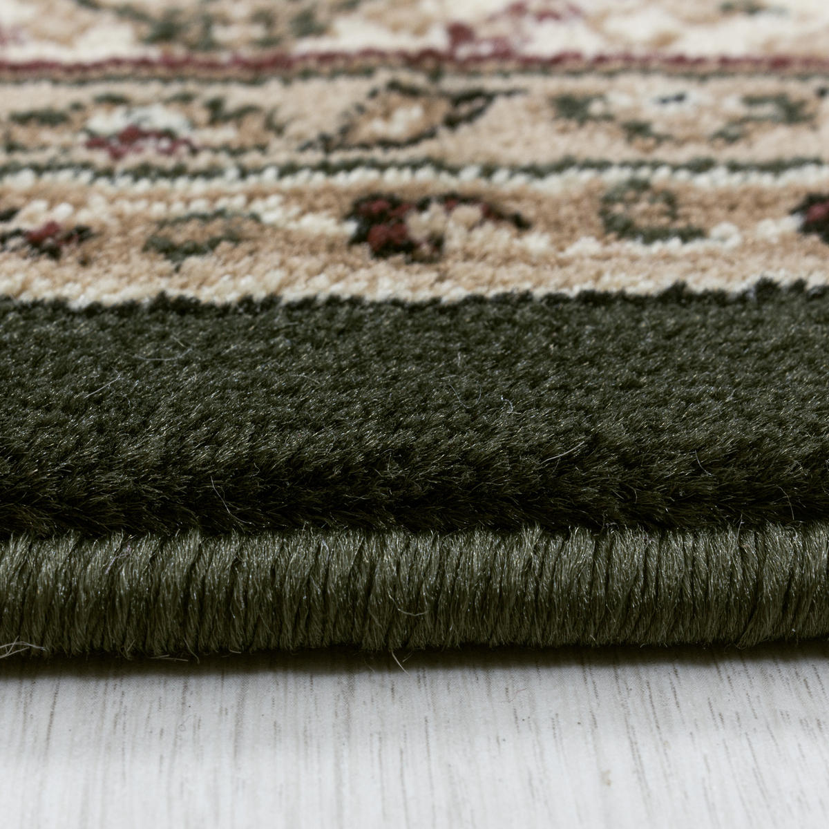 TEPPICH Kurzflor GEISLER in Grün, orientalisch, 200 x 290 cm - Grün, Textil (290/200cm) - KADIMA DESIGN