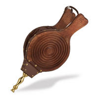 BLASEBALG - Braun, Holz/Kunststoff (21/47/4cm) - Relaxdays