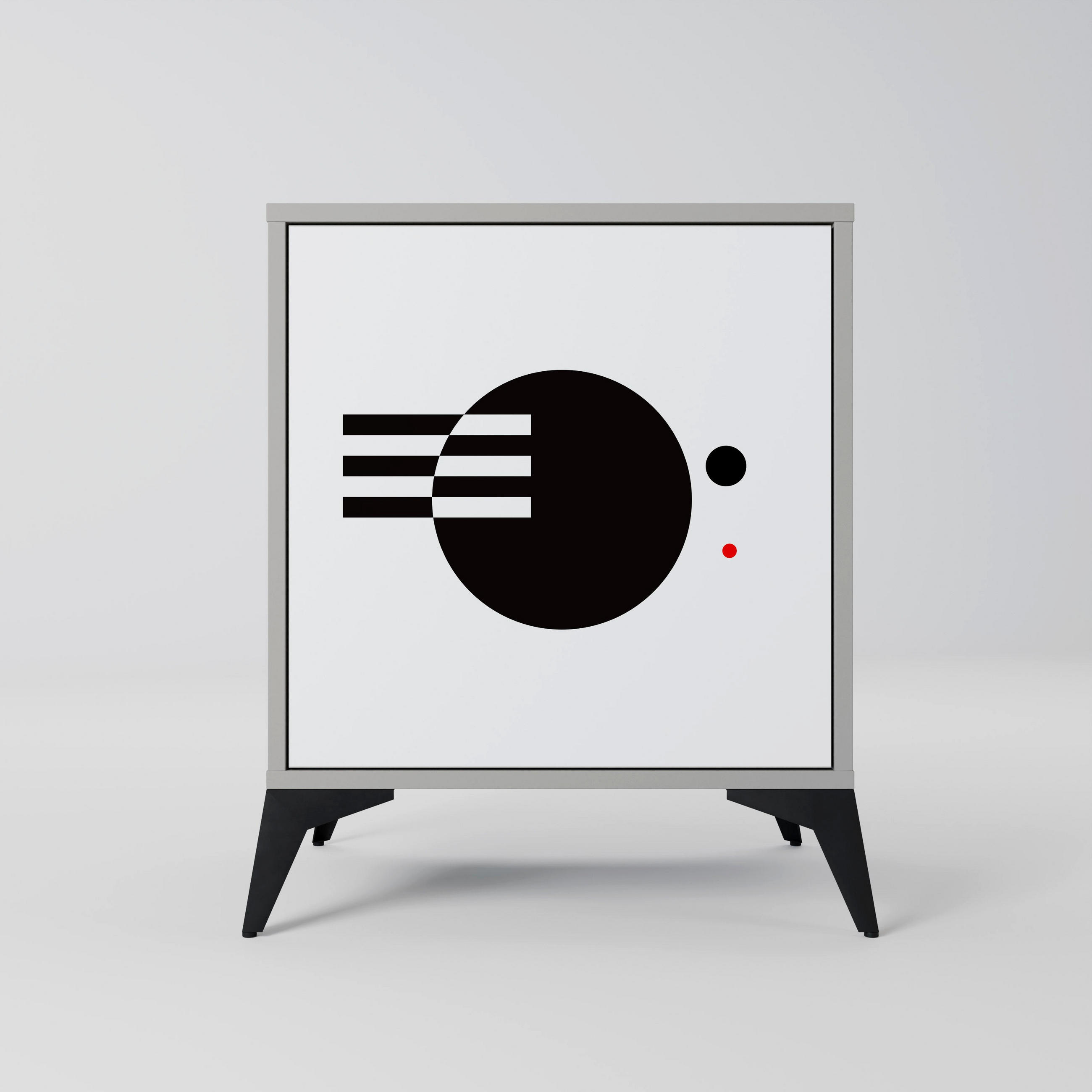 SpaceRebels Sideboard Grau 57.5x70.5x42 cm