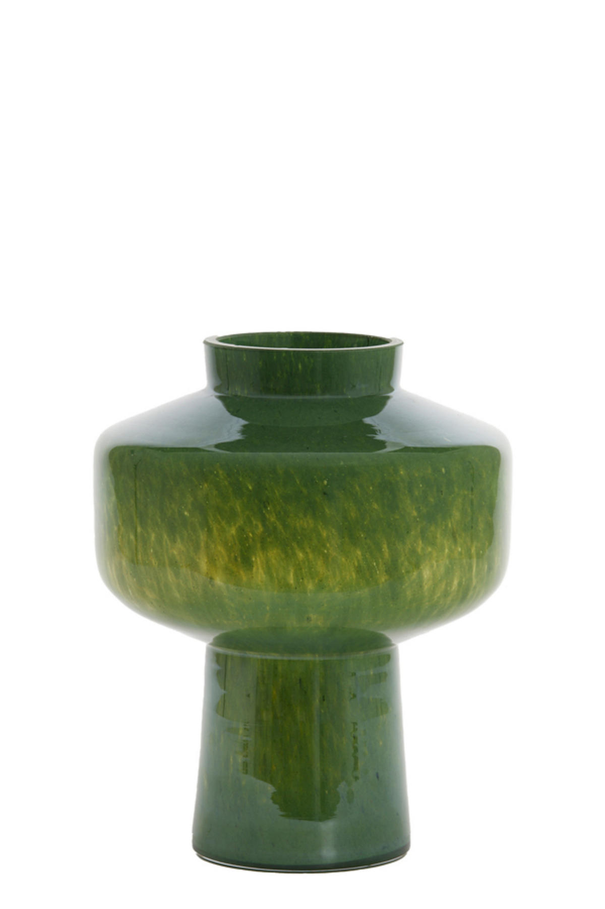 VASE Trasmon Grün Ø23,5/29,5 cm - Grün, Glas (23.5/29.5cm) - Light & Living