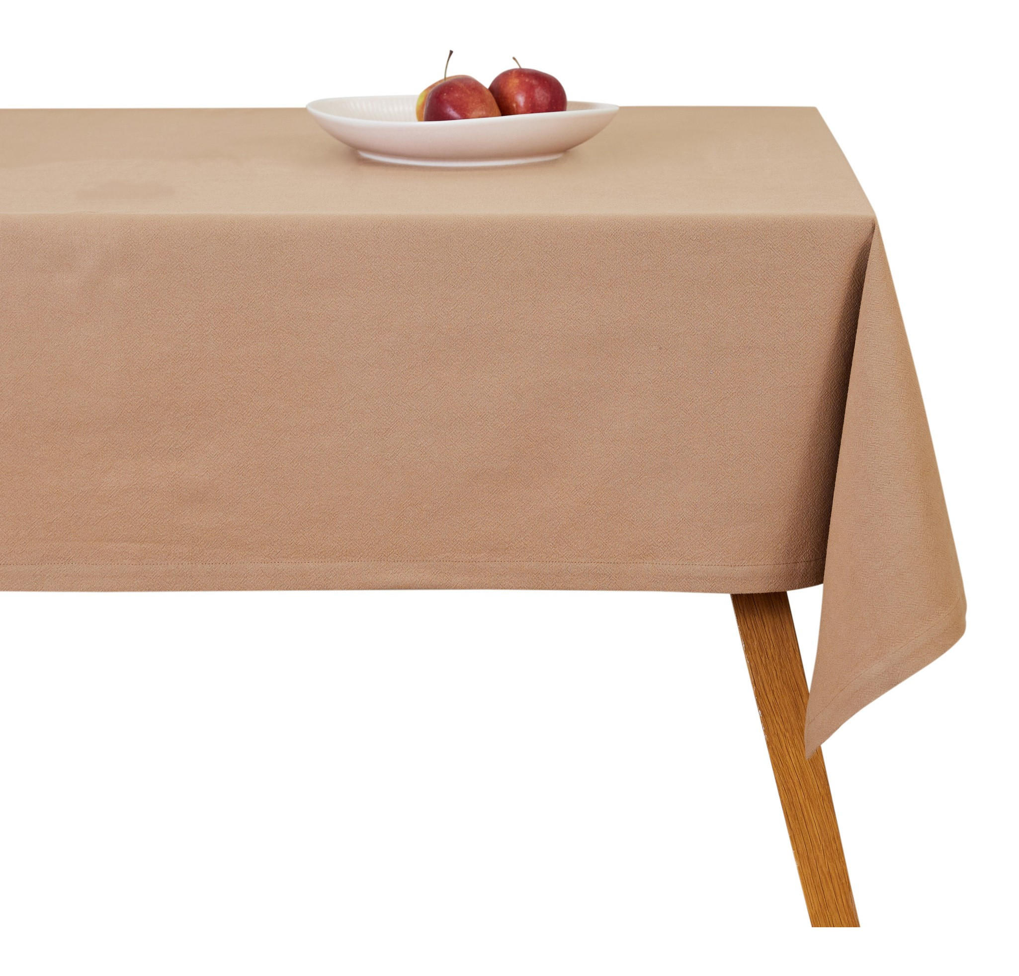 BAUMWOLLTISCHDECKE Campos - Cappuccino, Textil (80/80/1cm) - home&you