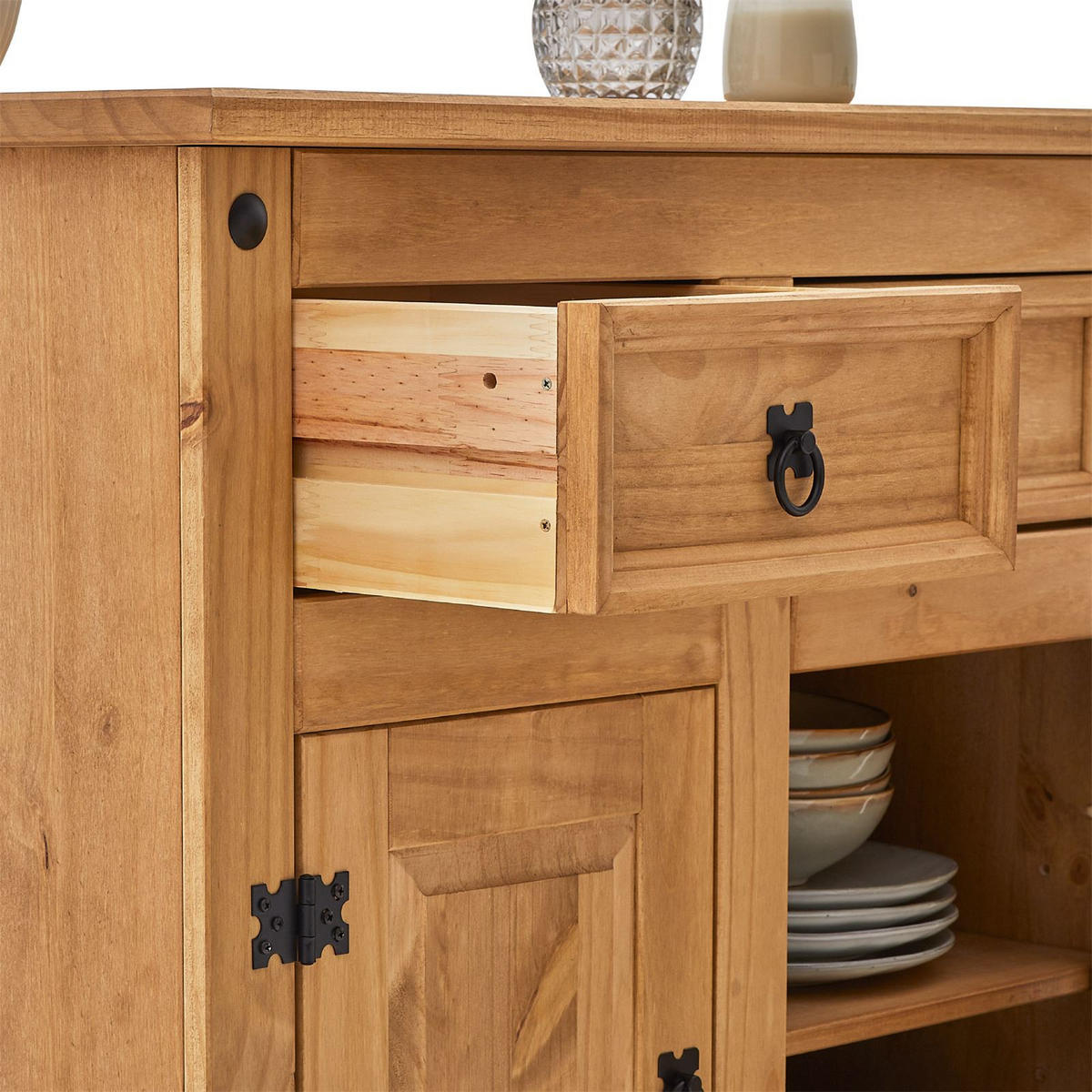 ANRICHTE SALSA - Naturfarben, Holz (92/84/44cm) - CARO-Möbel