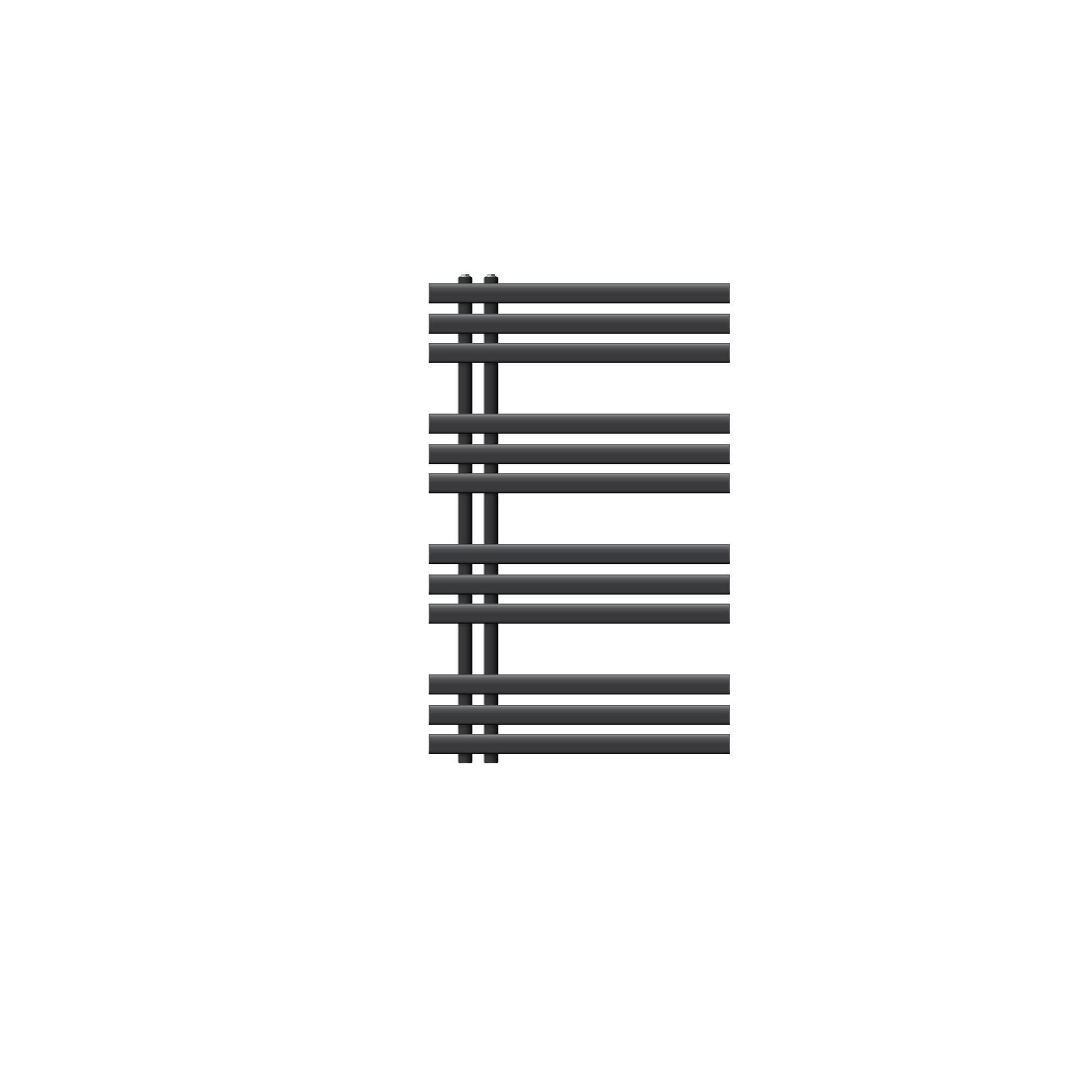 BADHEIZKÖRPER Iron EM 600x1000 Anthrazit - Anthrazit, Metall (60/100/3cm) - LuxeBath
