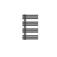 KOUPELNOVÝ radiátor Iron EM 600x1000 antracitový - antracitová, kov (60/100/3cm) - LuxeBath