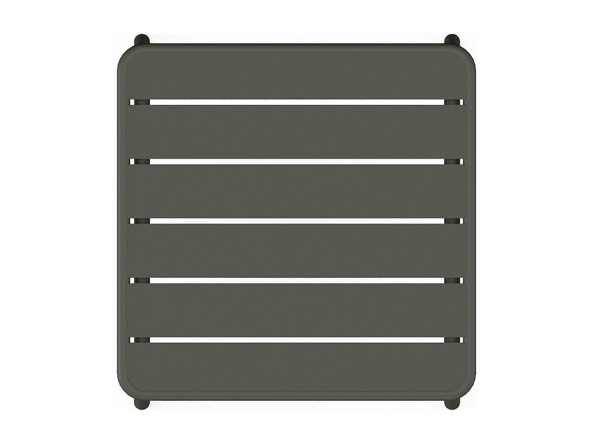 GARTEN-BEISTELLTISCH quadratisch - Metall - Anthrazitgrau - MIRMANDE von MYLIA - Anthrazit, Metall (45/45/41.5cm) - Vente-Unique