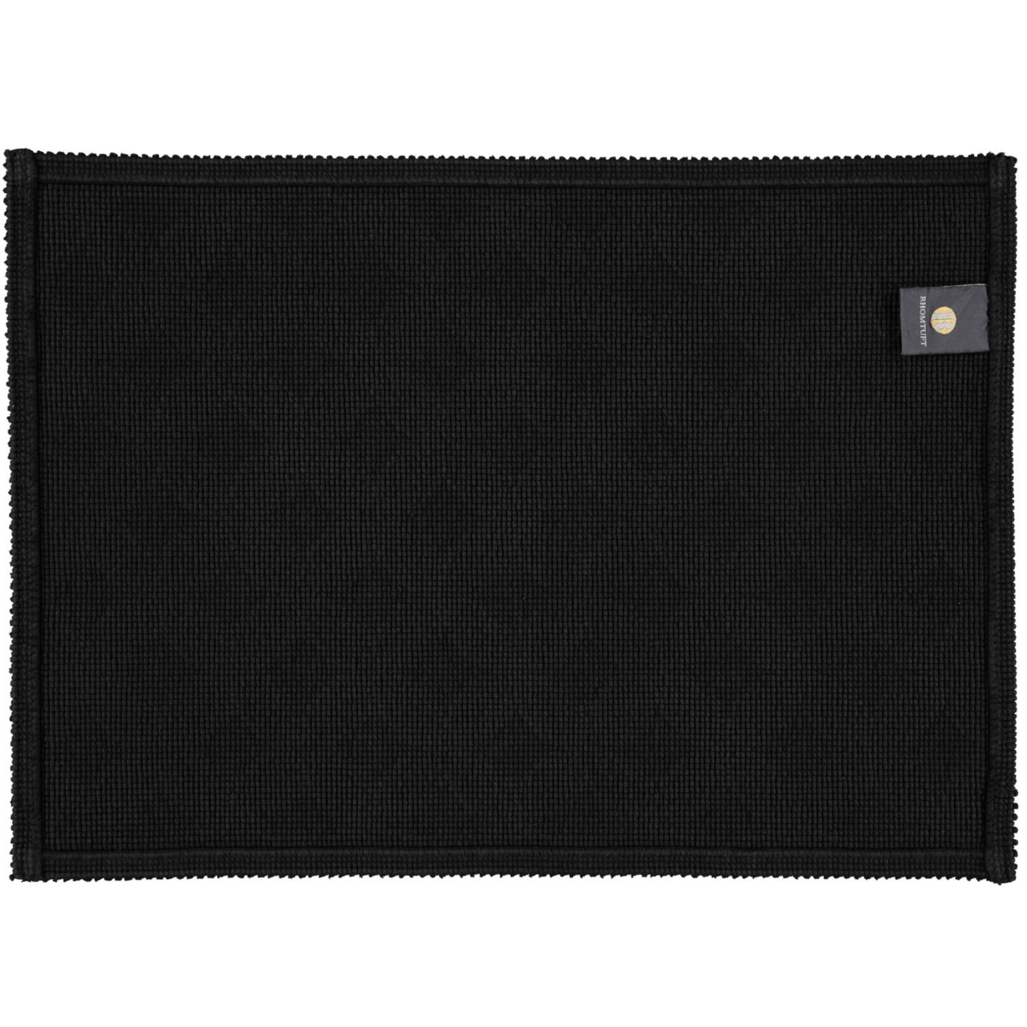 BADEMATTEN SEASIDE SCHWARZ - 15 - Schwarz, Textil (50/70cm) - Rhomtuft