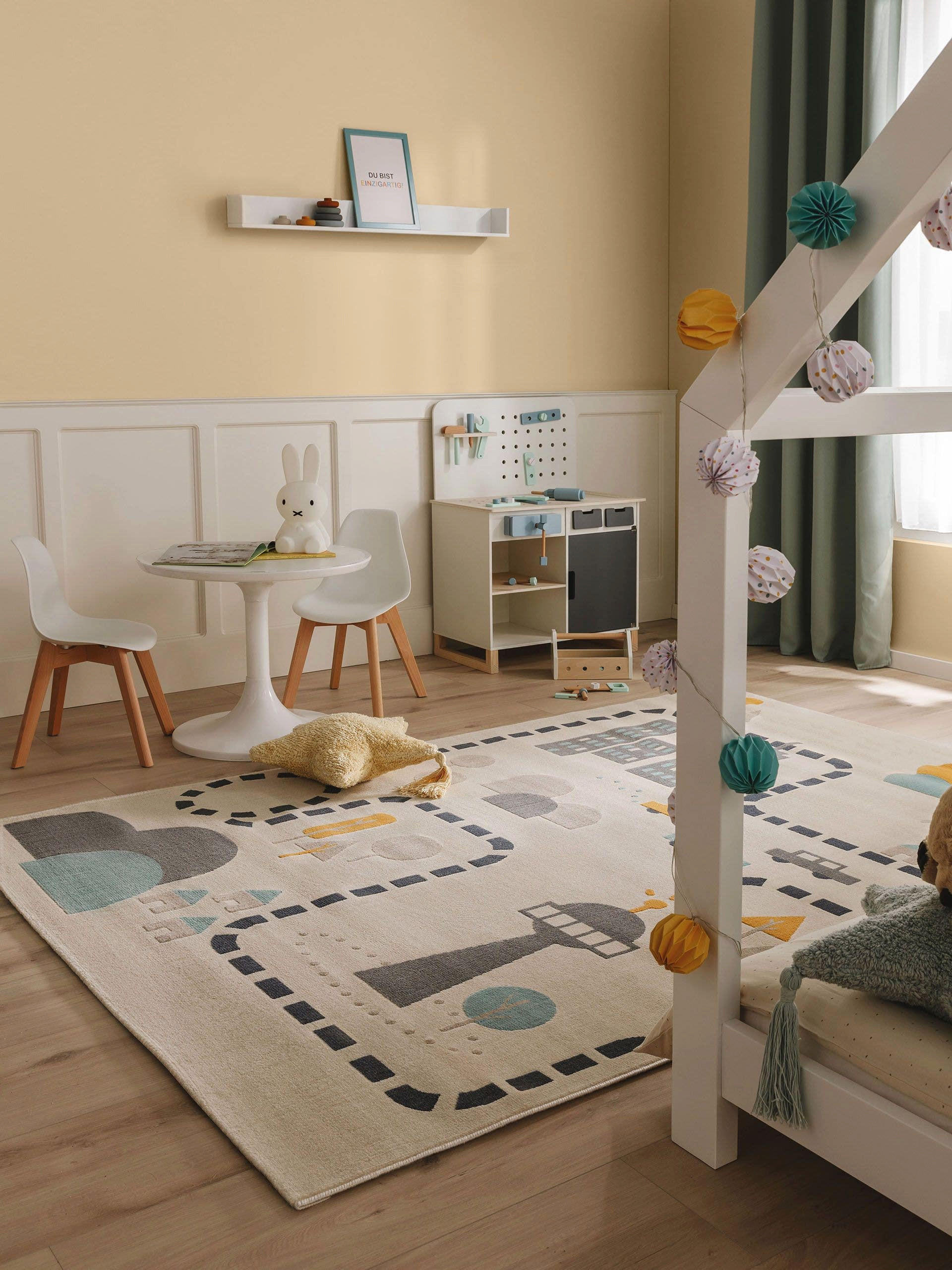 KINDERTEPPICH Juno Beige 160x230 cm - Beige, Textil (160/230cm) - Lytte