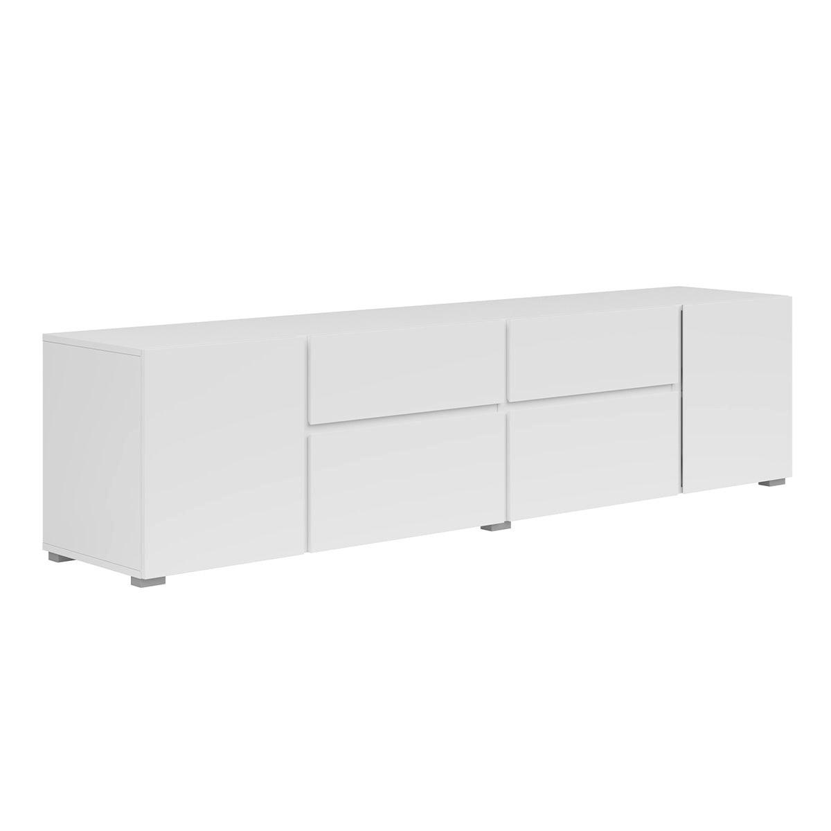 TV-MÖBEL Maxis Weiß - Weiß, Holzwerkstoff (195/48/40cm) - Petits-meubles