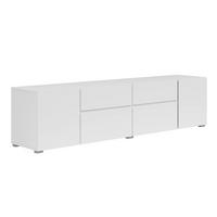 TV STOLÍK Maxis Biela - biela, kompozitné drevo (195/48/40cm) - Petits-meubles