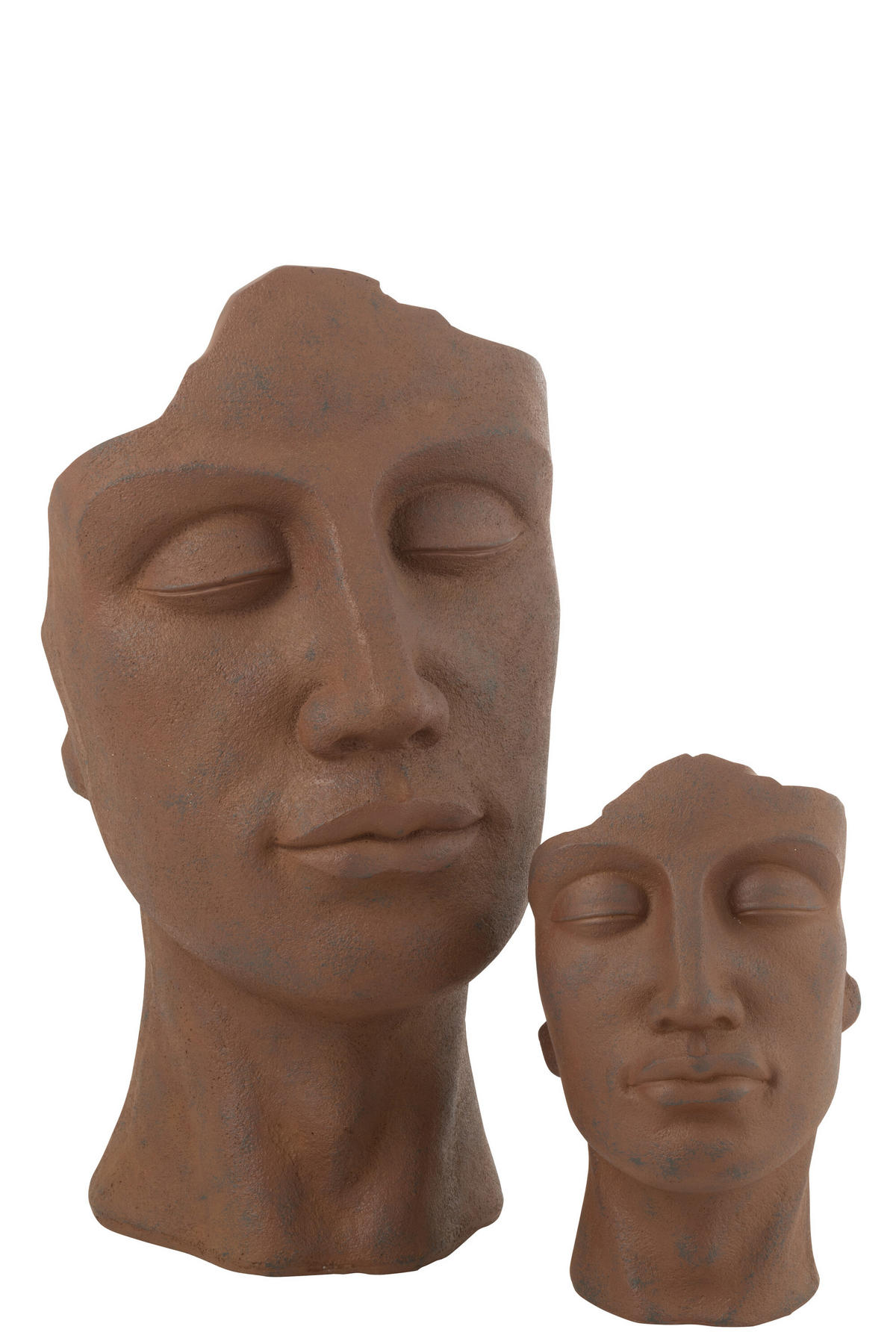 BLUMENTOPF DAVID - Töpferei - Orange - L - Ø 36 cm - Orange, Keramik (36/70cm) - J-Line