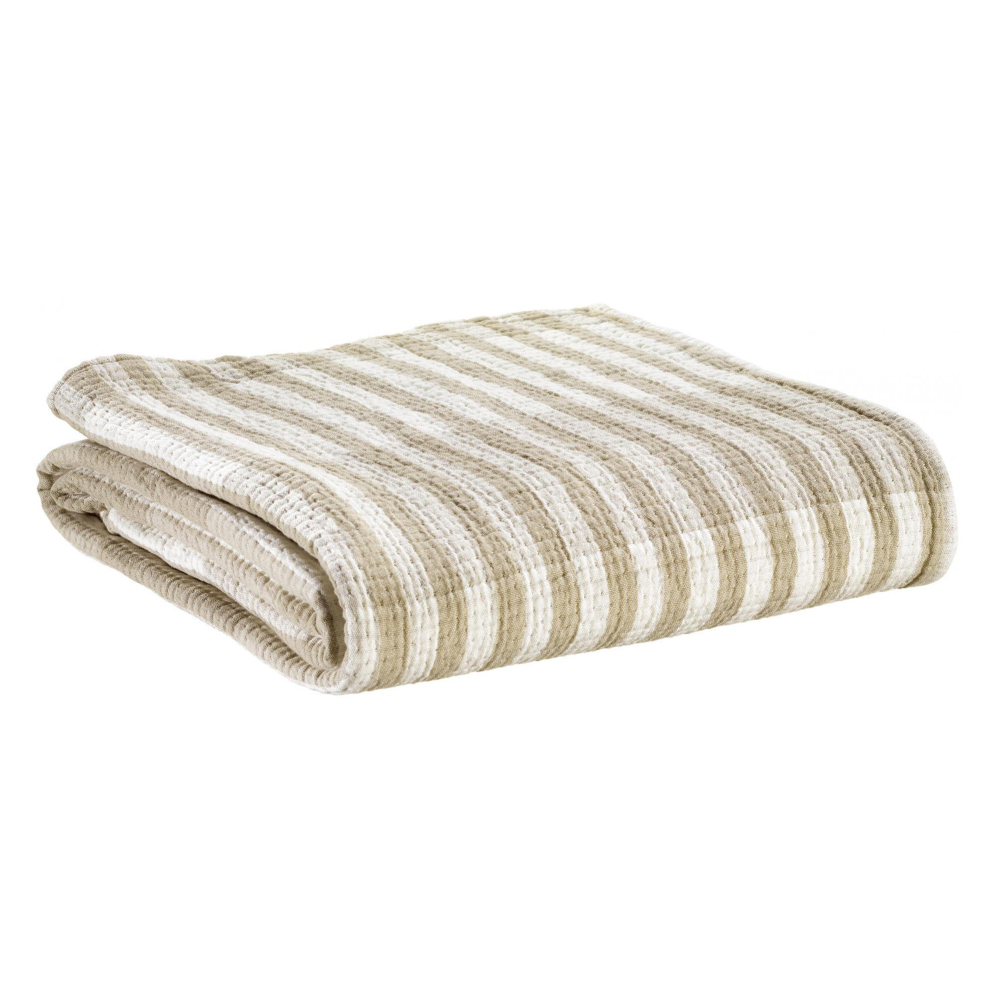 WOHNDECKE Calista kieselsteingrau 137 x 180 cm - Grau, Textil (137/180cm) - Vivaraise