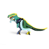 DEKOFIGUR Leuchtender Dino 9/19 cm - Multicolor, Wellpappe (9/19/35cm) - KUNSTLOFT