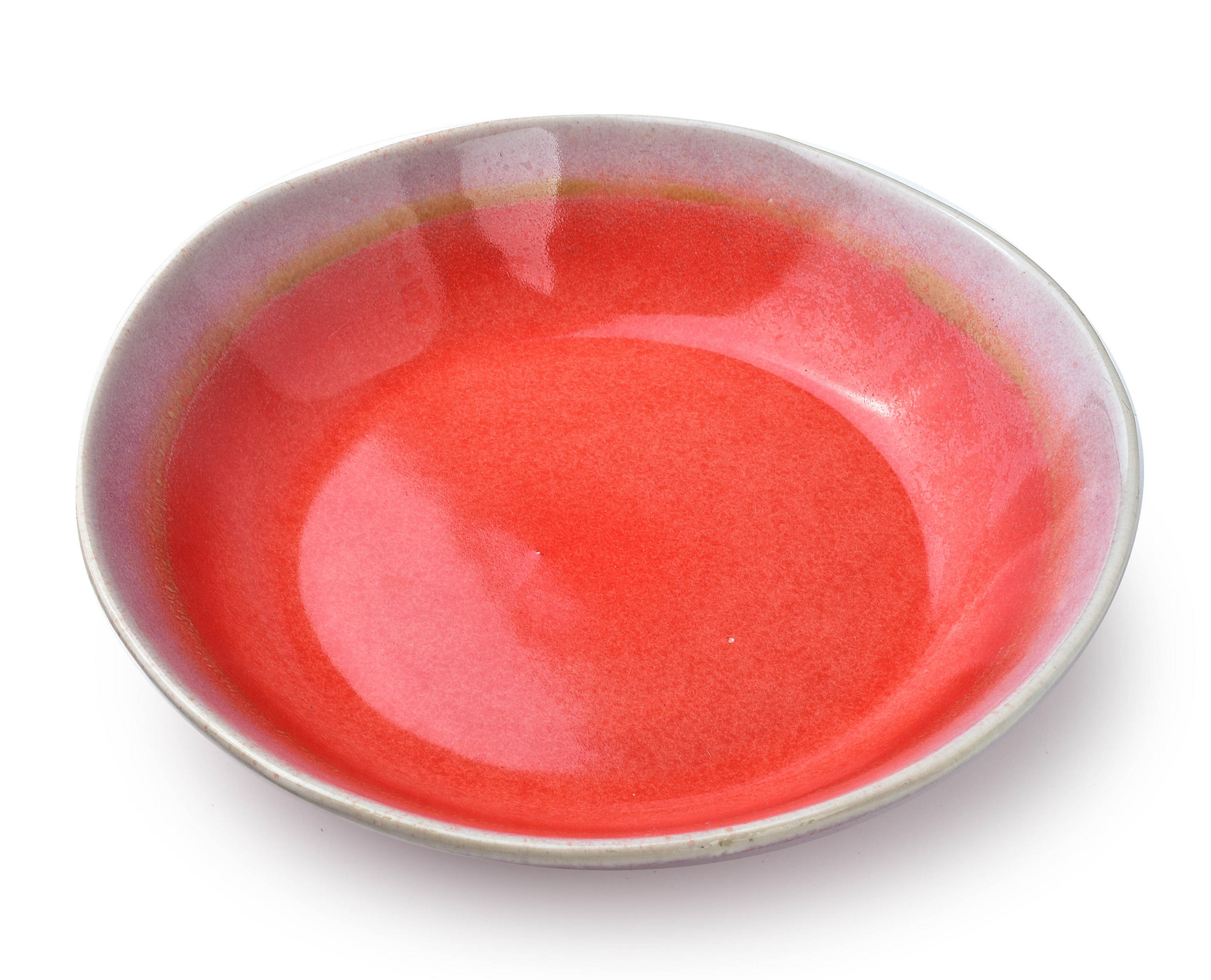 SCHALE Basic Nature Rot 28/28/6 cm Keramik - Rot, Keramik (28cm) - Mondex