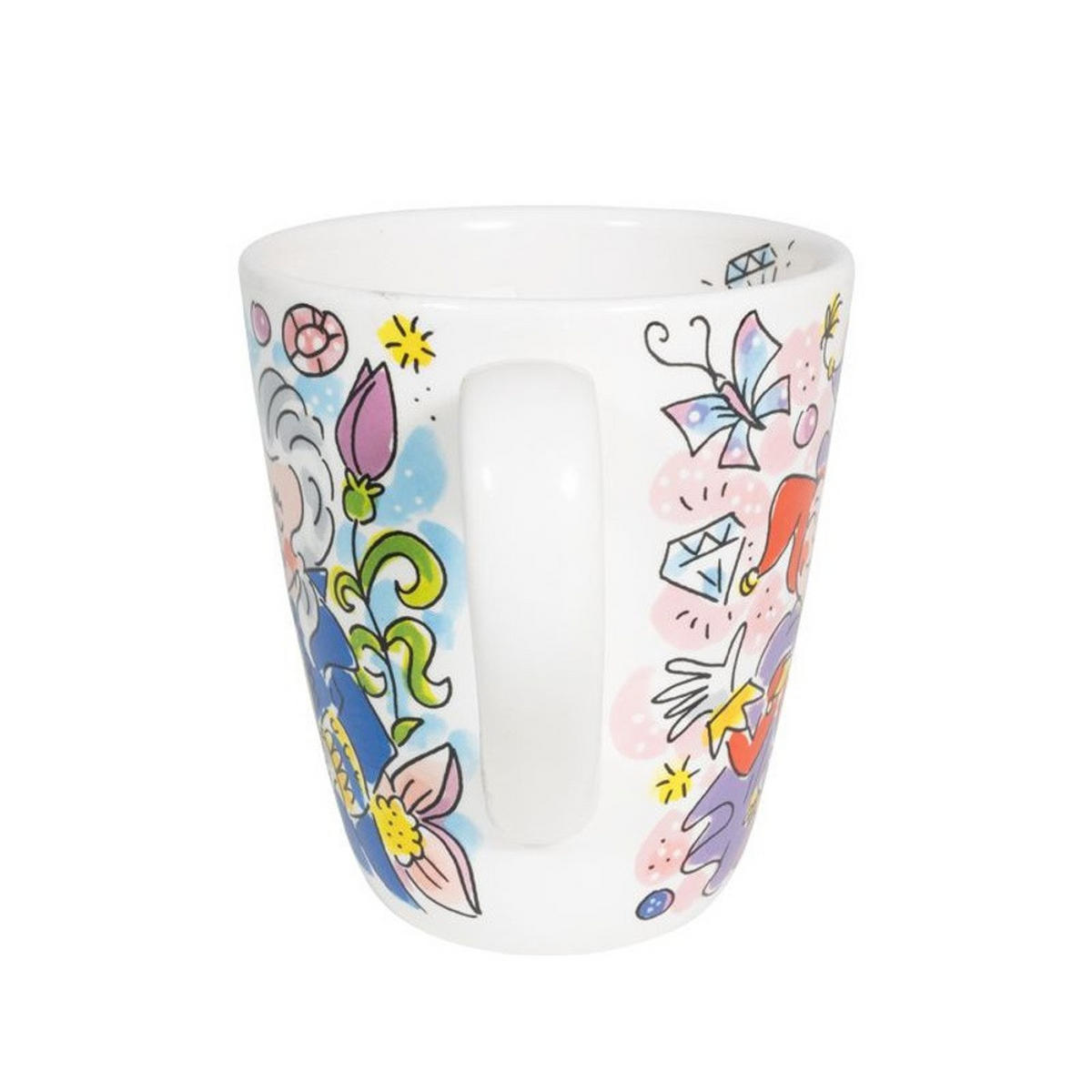 BECHER Symbolica Pardoes in Weiß - 350 ml - Multicolor, Keramik (0.35L) - Blond Amsterdam