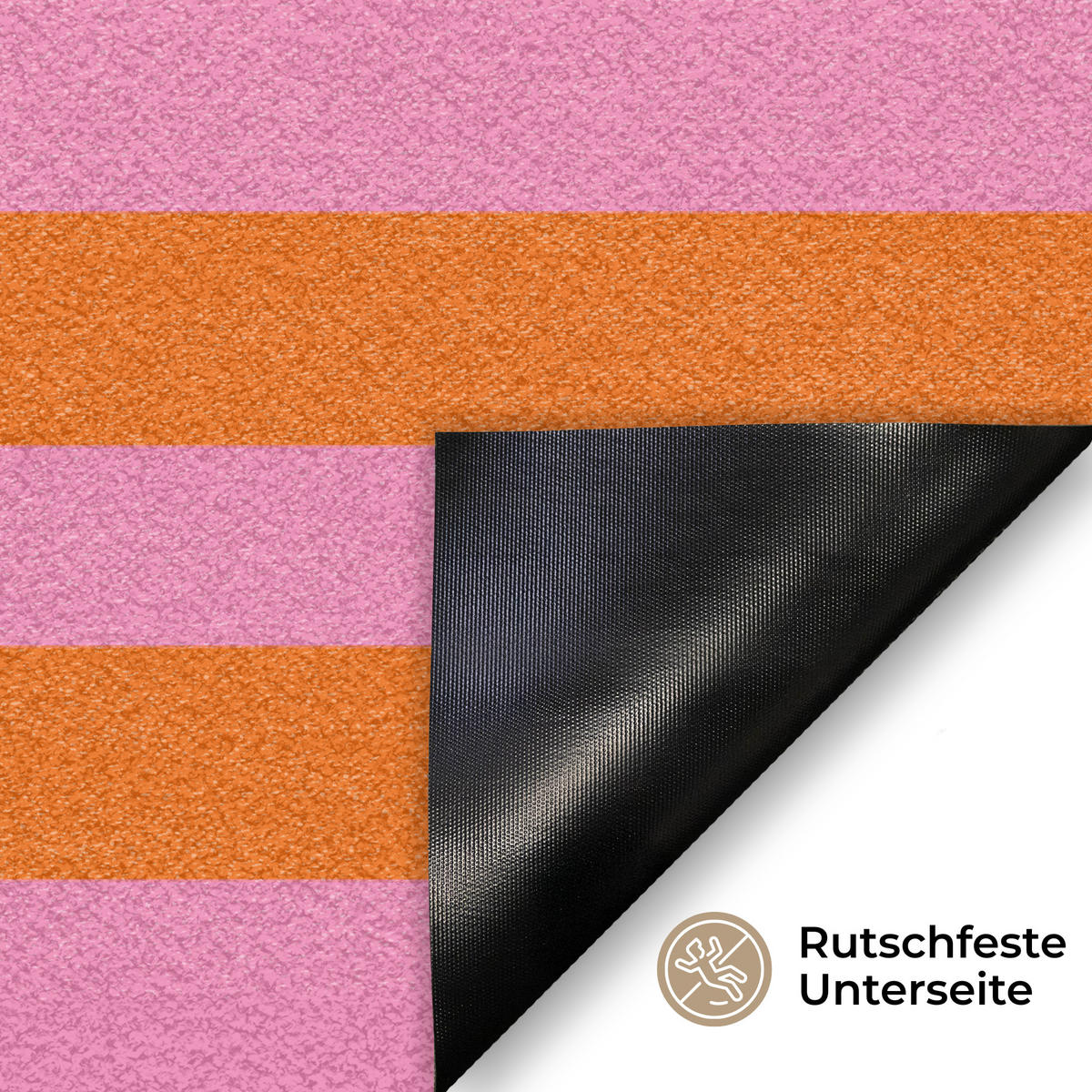ROHOŽKA Ciao - Citace - Stripes 60x40 cm - pomerančová, plast/umělá hmota (60/0.4cm) - MuchoWow