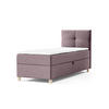 BOXBETT Einzelbett Anter Mini 100x200 cm, Violett - Lila, Textil (100/200cm) - Meblito