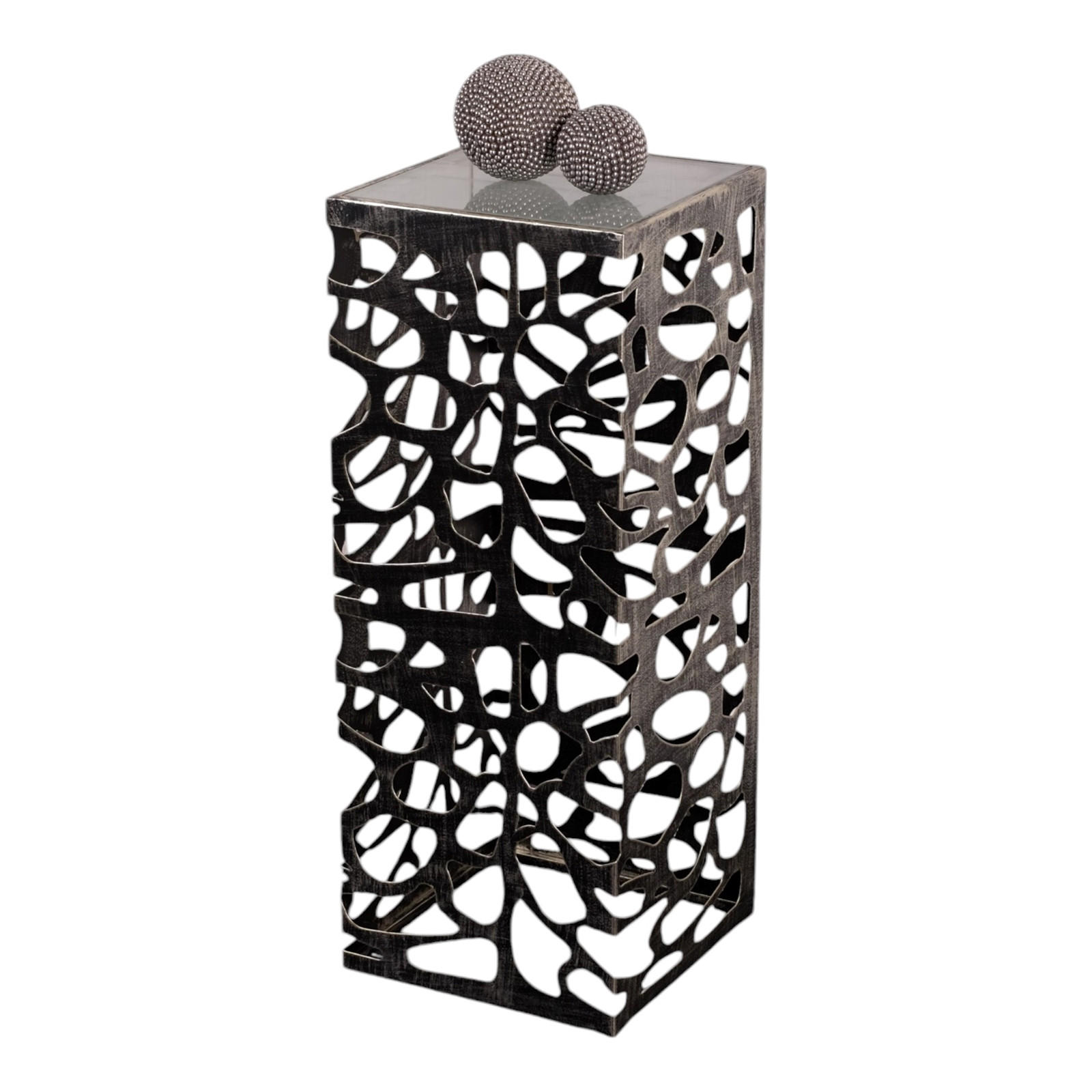 Design Delights Säule Silber 27x72x27 cm