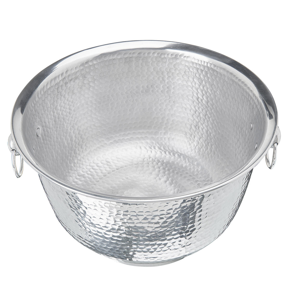 DEKOSCHALE Aluminium silber Pompeii - Silberfarben, Metall (23cm) - Beliani