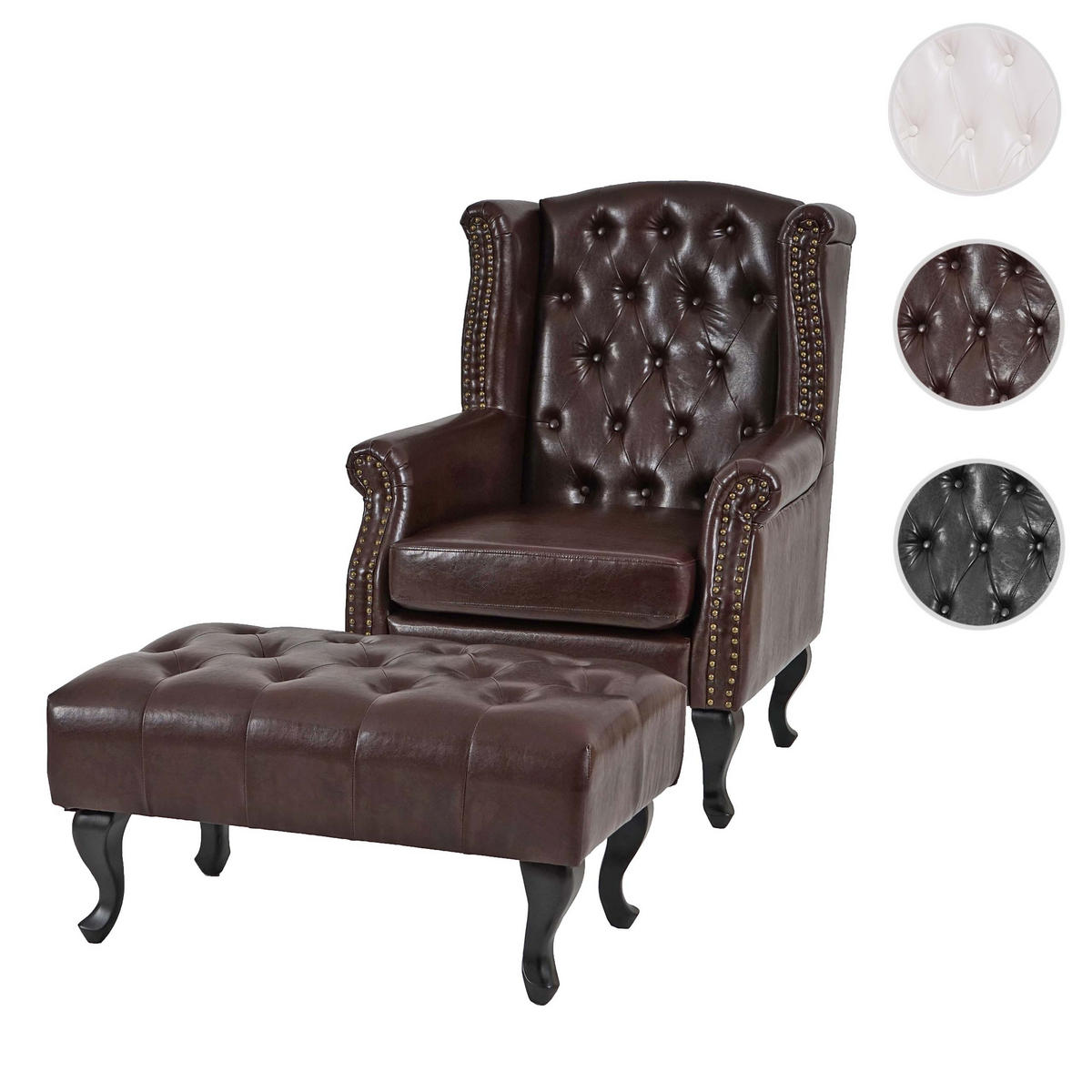 RELAXSESSEL Kastanienbraun - Rotbraun, Textil (75/102/80cm) - MCW