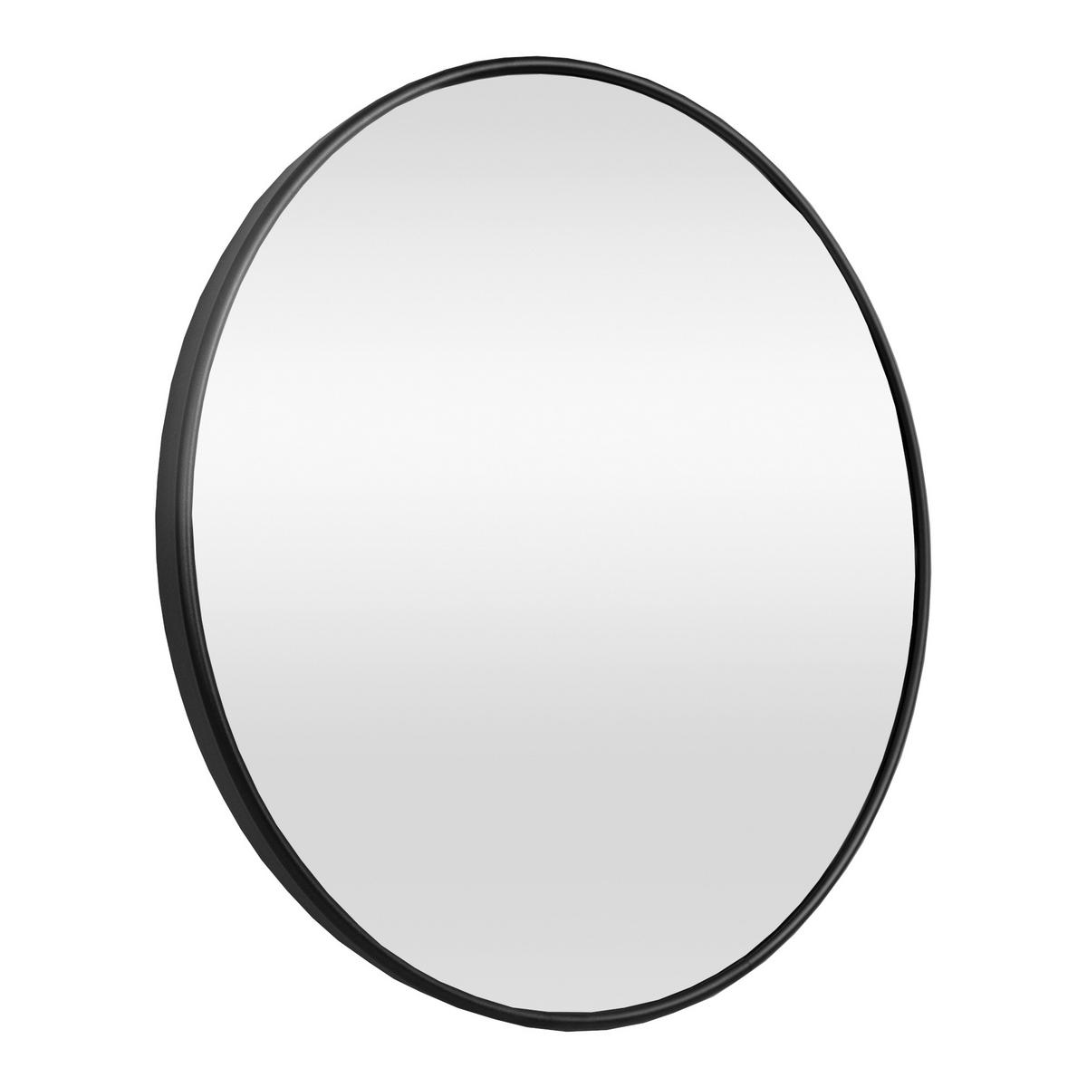 WANDSPIEGEL Ordona - Schwarz, Glas/Metall (60/2.8/60cm) - [en.casa]