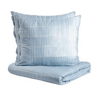 BETTWÄSCHE Grila Baumwolle blau 140/200 cm - Blau, Textil (140/200cm) - Homla