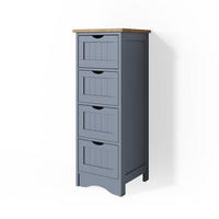 SKŘÍŇKA DO KOUPELNY Bianco Šedá - šedá, kompozitní dřevo (30/81/30cm) - Vicco