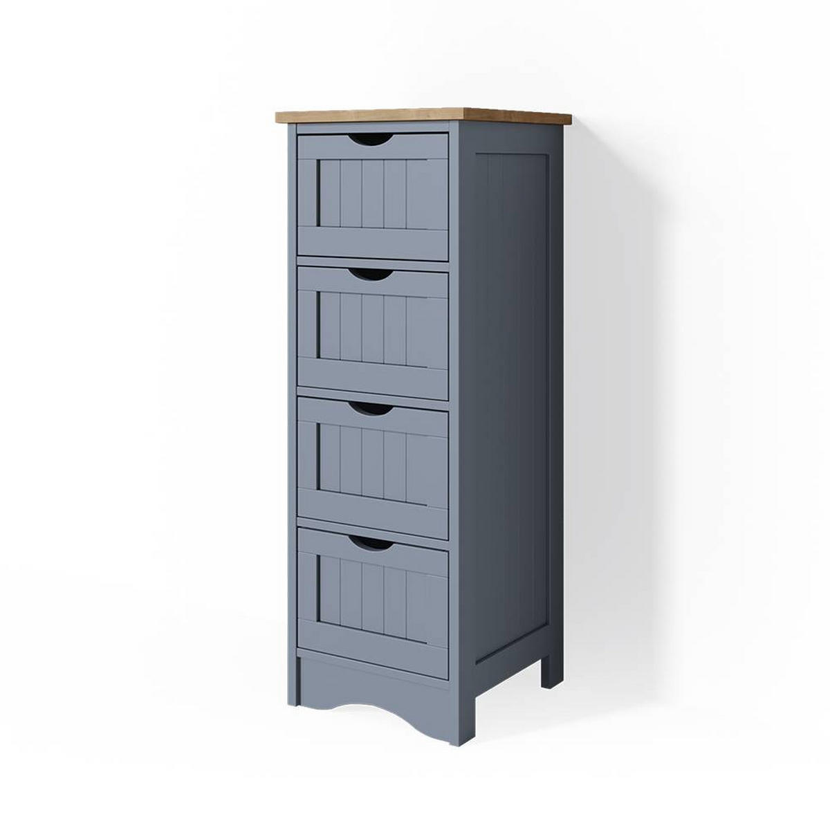 SKŘÍŇKA DO KOUPELNY Bianco Šedá - šedá, kompozitní dřevo (30/81/30cm) - Vicco