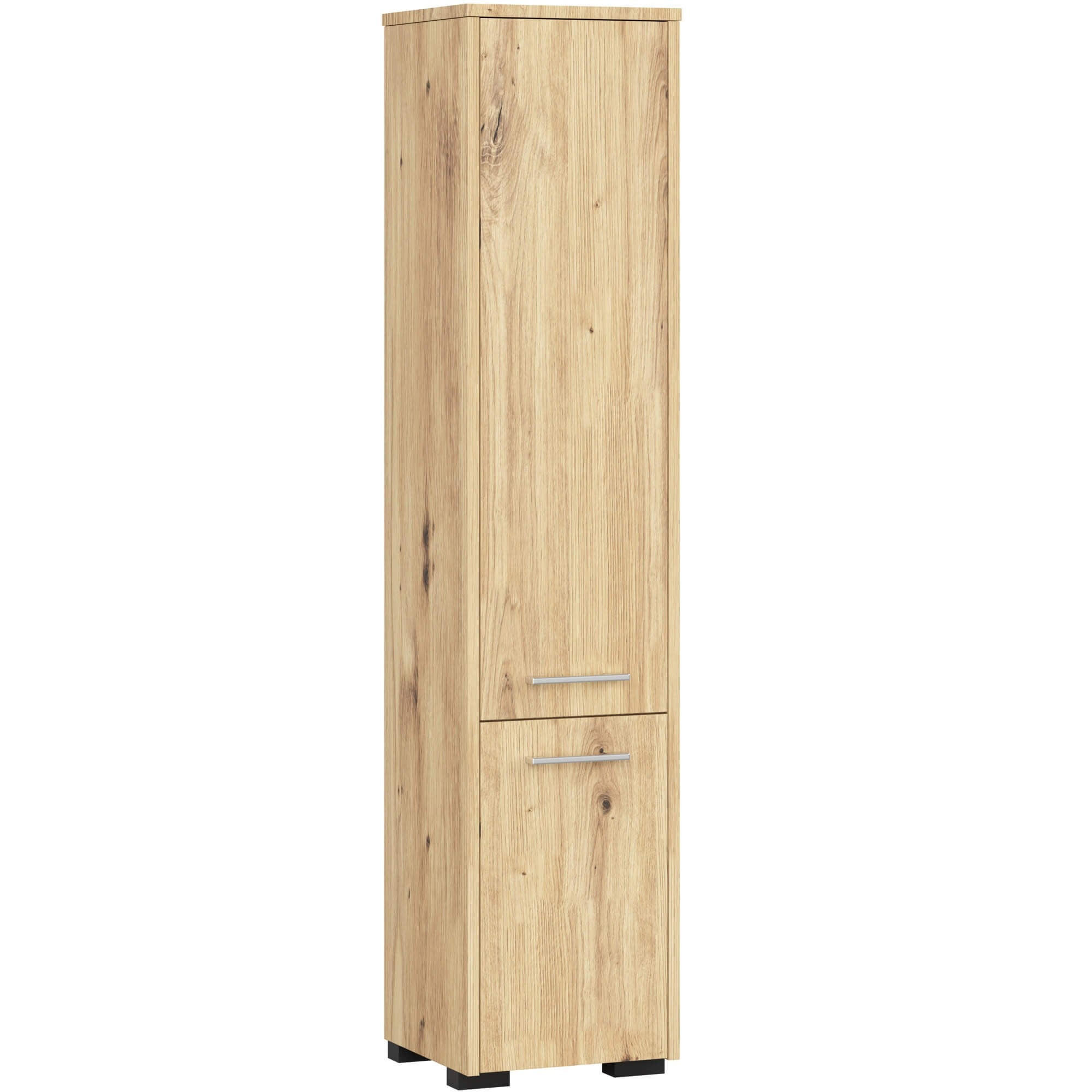 BADKOMMODE Eiche Artisan 140/30/30 - Schwarz/Weiß, Holzwerkstoff (30/140/22.5cm) - RAUMHIRSCH FURNITURE