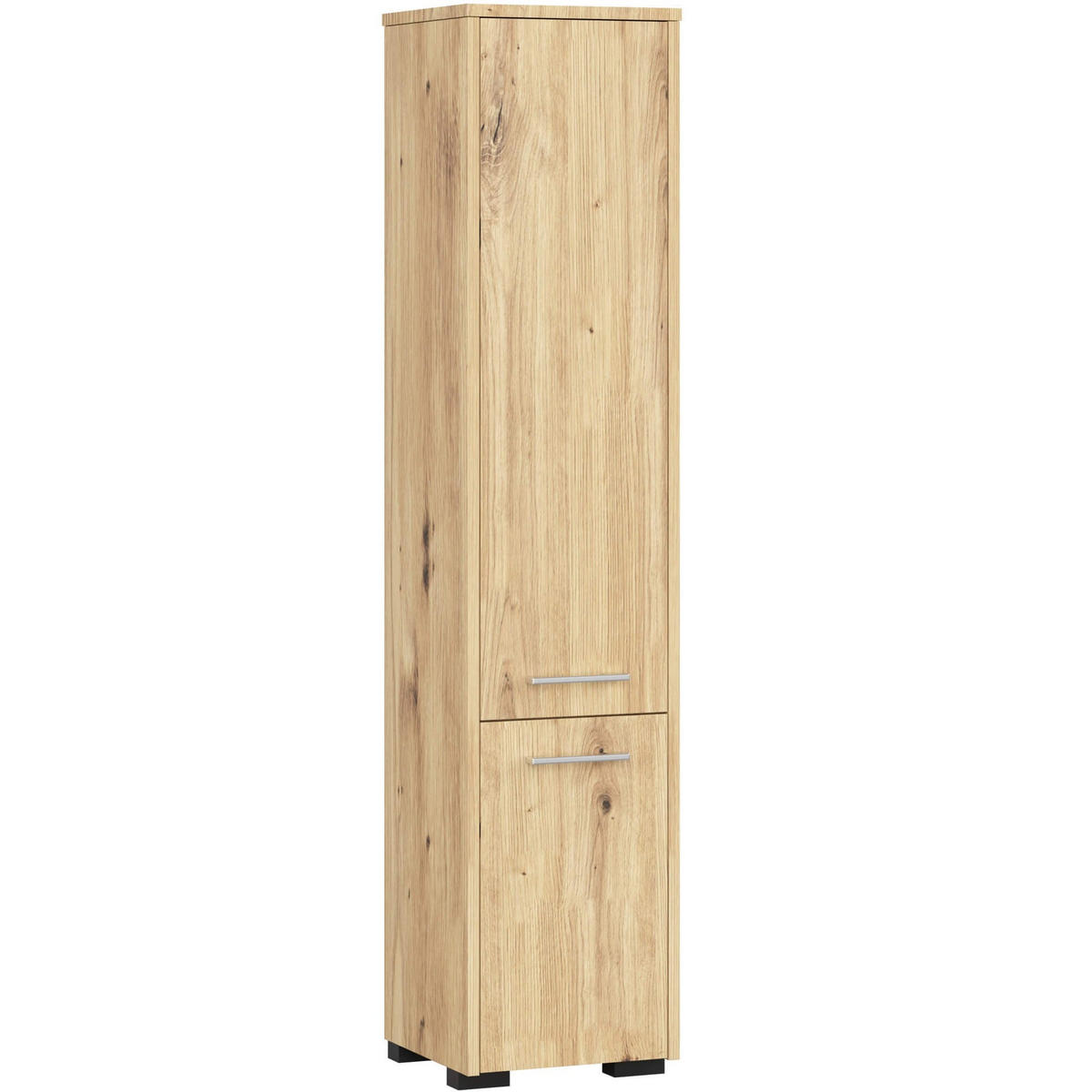 BADKOMMODE Eiche Artisan 140/30/30 - Schwarz/Weiß, Holzwerkstoff (30/140/22.5cm) - RAUMHIRSCH FURNITURE