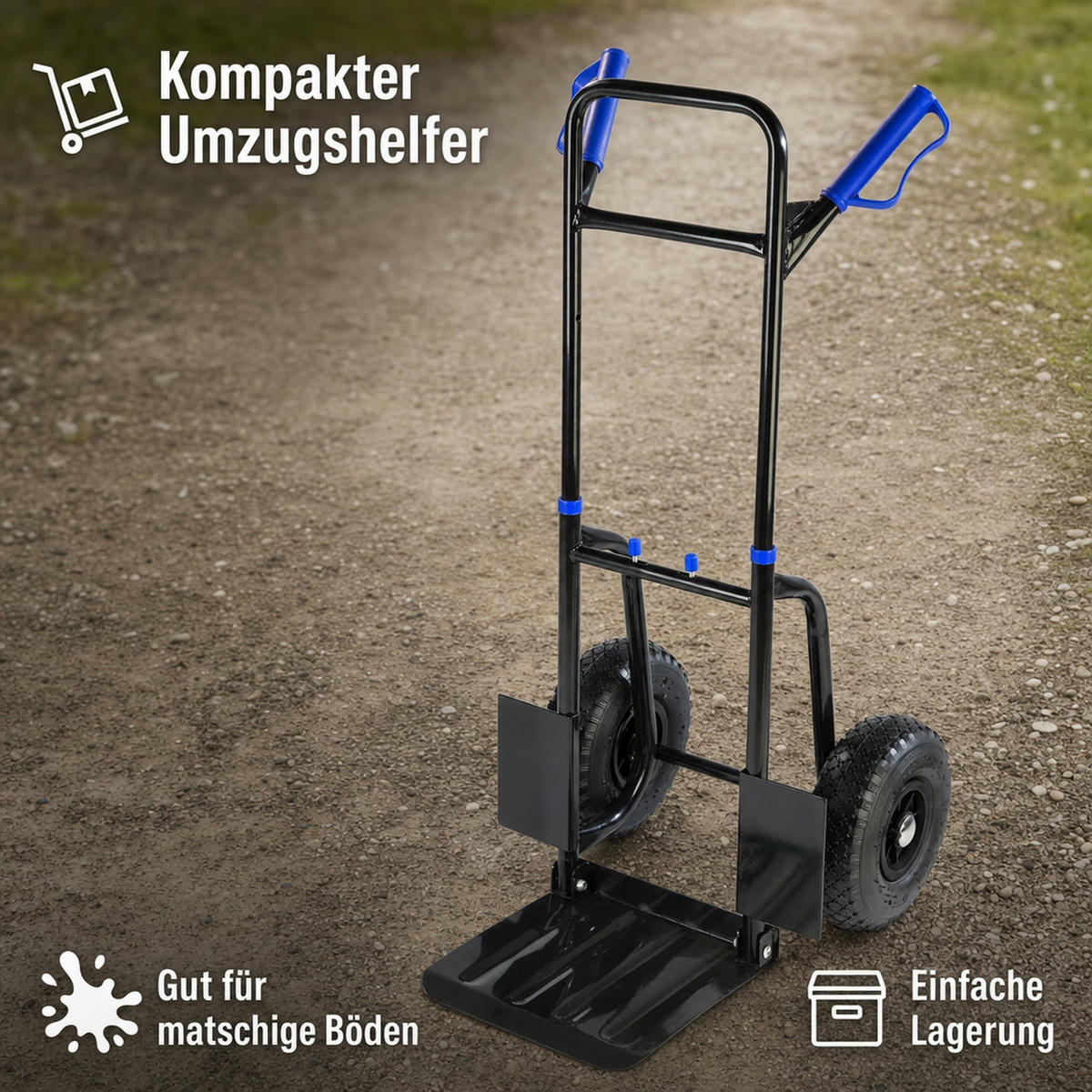 SACKKARRE kompakt - Schwarz, Metall (7.4/4.3/2.2cm) - Westfalia