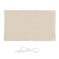 SONNENSEGEL - Beige, Textil/Metall (600/400cm) - Relaxdays