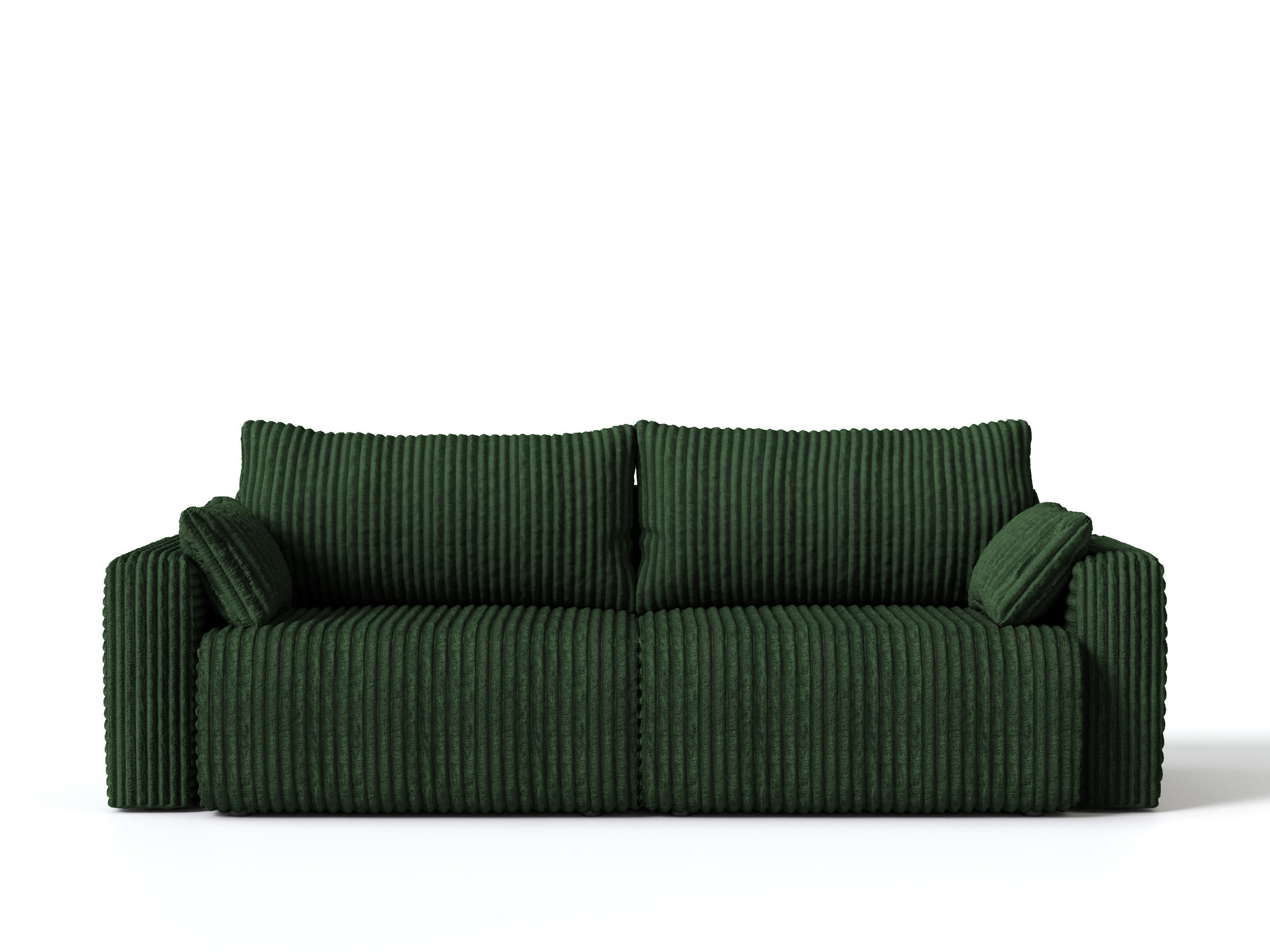 SOFA Kola mit Bettkasten und Schlaffunktion, Cordstoff - Dunkelblau, Holzwerkstoff (244/85/95cm) - 4ALL HOME