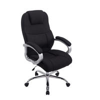 BÜROSTUHL Apodo, Stoff Schwarz - Schwarz, Textil/Metall (66/122/70cm) - TPFLiving