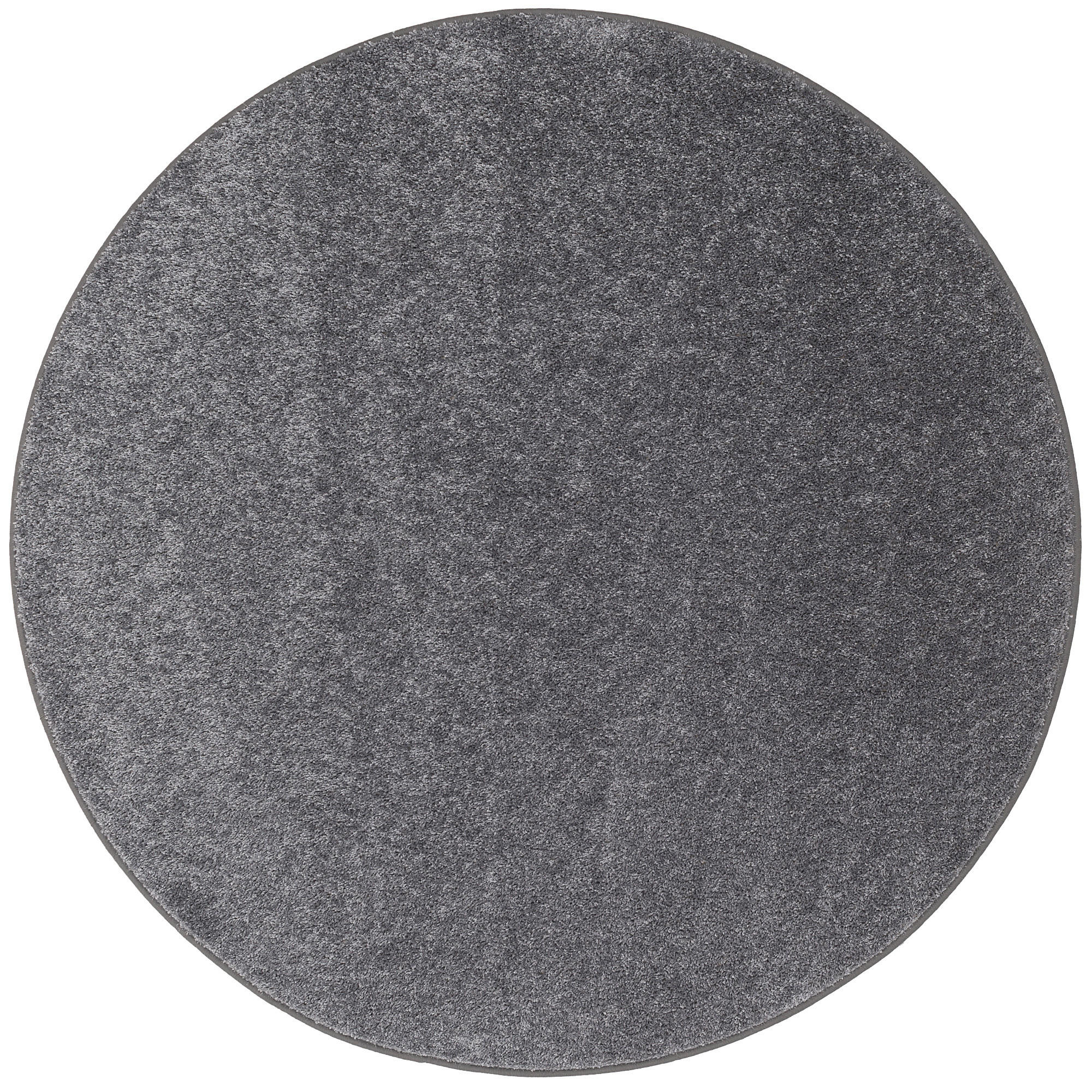 HOCHFLOR VELOURS TEPPICH COTTAGE RUND - Grau, Textil (160/160cm) - Snapstyle