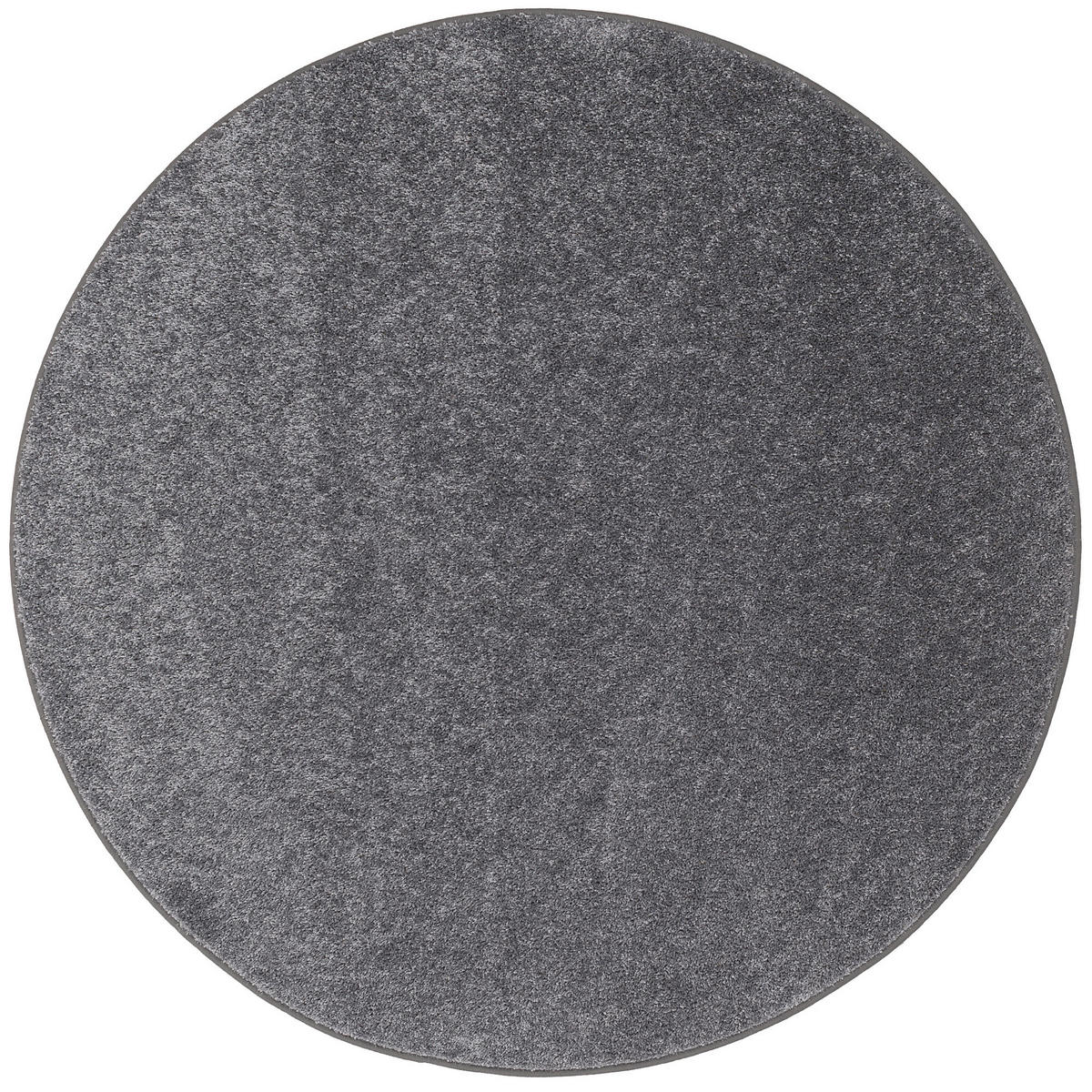 HOCHFLOR VELOURS TEPPICH COTTAGE RUND - Grau, Textil (160/160cm) - Snapstyle