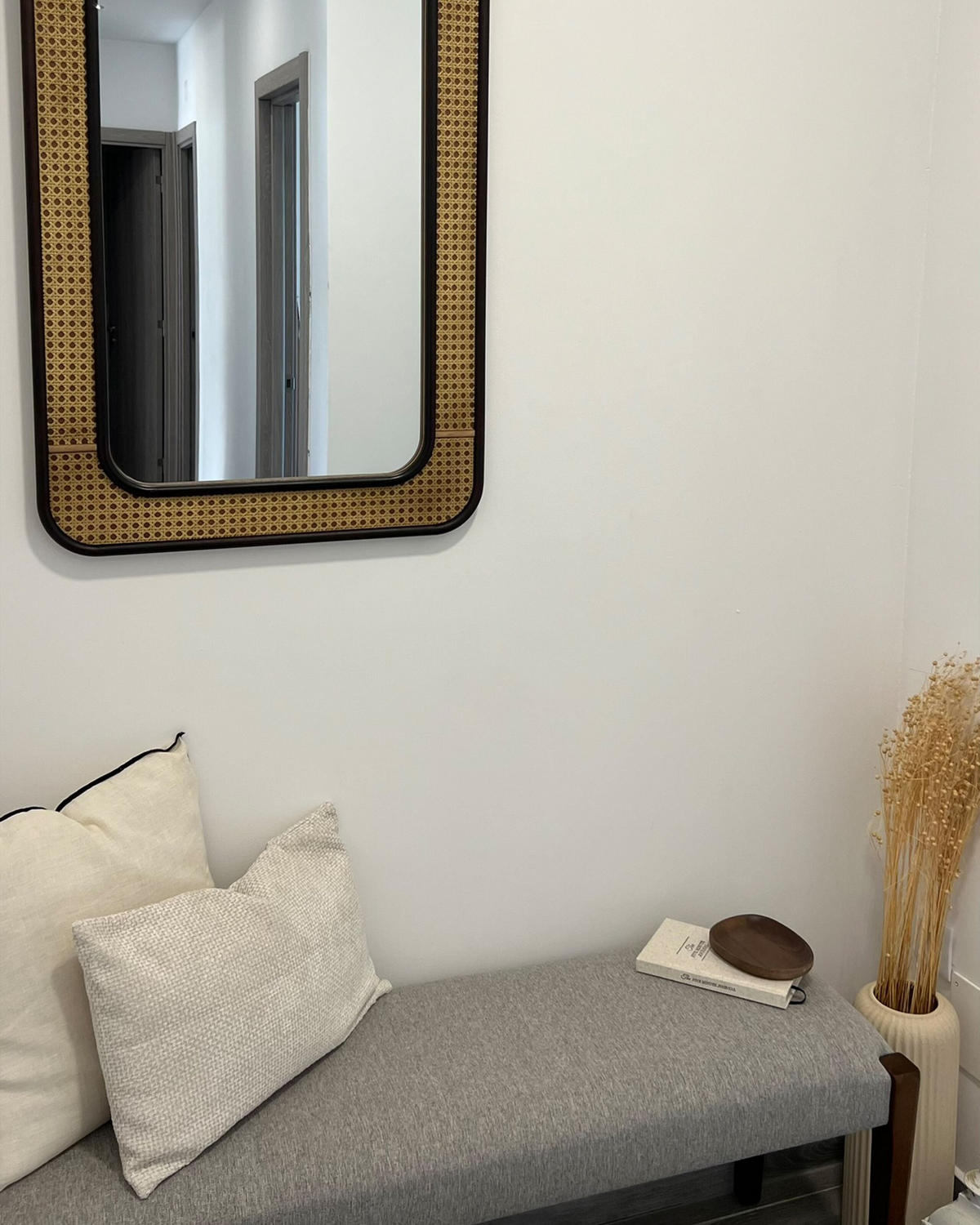PAD Szürke Elyria - barna/szürke, textil (122/48/40cm) - Beliani
