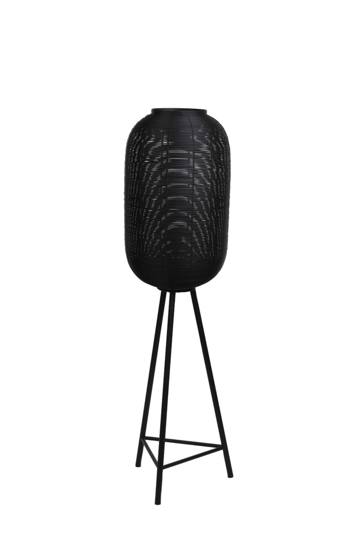 STEHLEUCHTE Tomek Schwarz Ø35/136 cm - Schwarz, Metall (35/35/136cm) - Light & Living