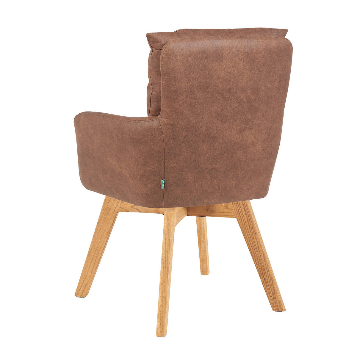 ARMLEHNSTUHL Mika-Joni 2er-Set - Honigeiche/Braun, Eichenholz/Holz (59/94/66cm) - DUBI Möbel