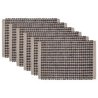 TISCHSET (6er Set) Bon Ton - Schwarz, Textil (30/45cm) - Butlers