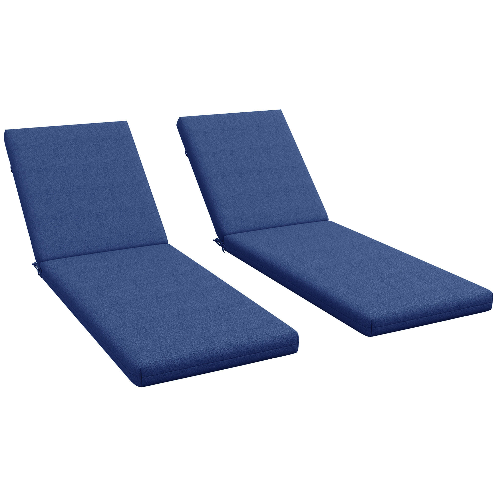 SESSELAUFLAGEN Blau 2 Stück - Blau, Kunststoff (58.4/7/190.5cm) - GiPP