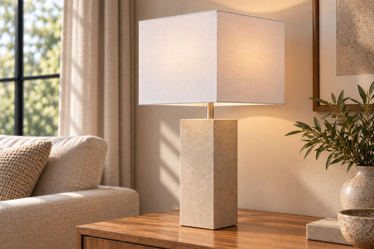 LEUCHTENSCHIRM SQUARELOW 25x25x22 cm, Textil, Weiß - Weiß, Textil (25/25/22cm) - Light & Living