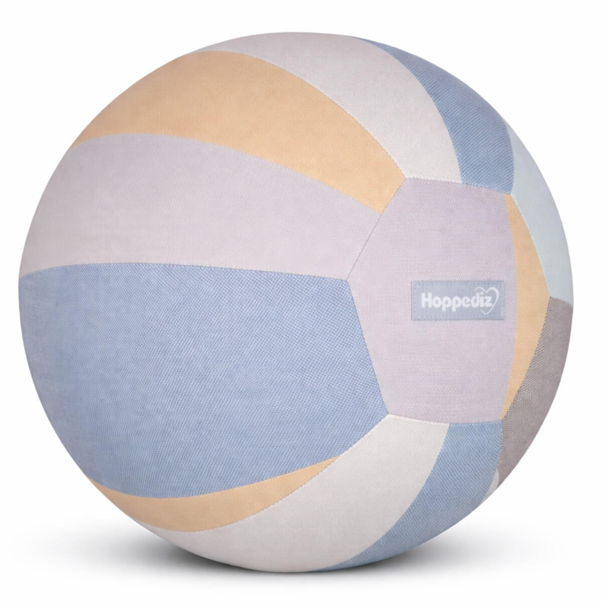 KINDERBALL Luftballon-Hülle - Sandfarben/Blaugrau, Textil (25/25/25cm) - Hoppediz