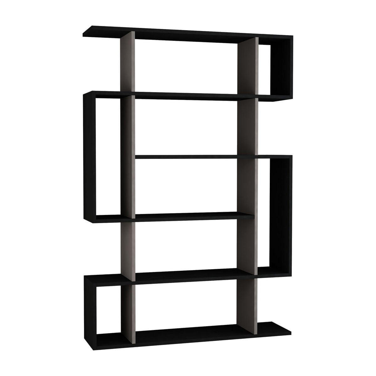 BÜCHERREGAL Mito - 108/25/161 cm - Grau, Holzwerkstoff (25/161/31cm) - Calicosy