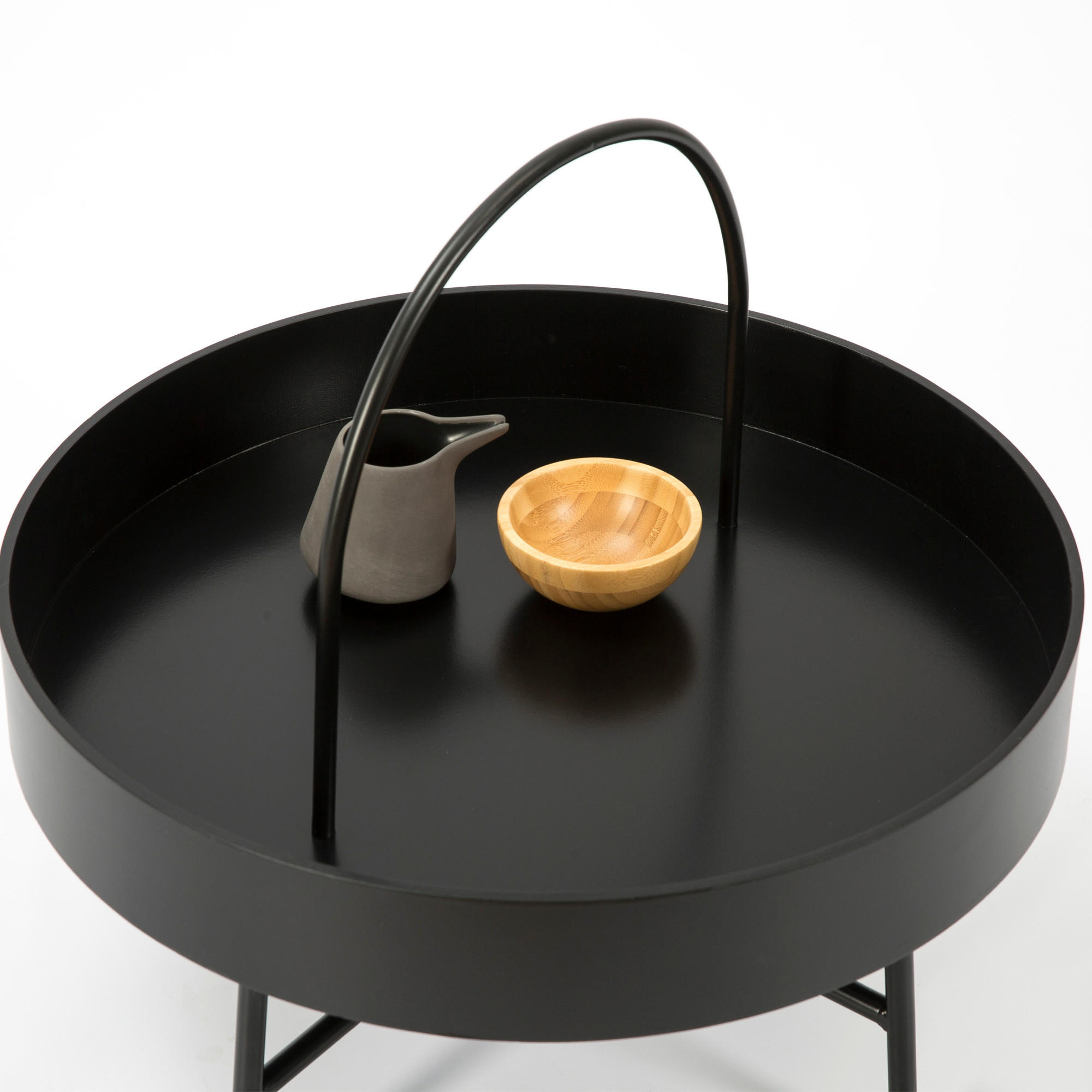COUCHTISCH Manila, schwarzer - Schwarz, Holzwerkstoff (60/60/60cm) - VS Venta-stock
