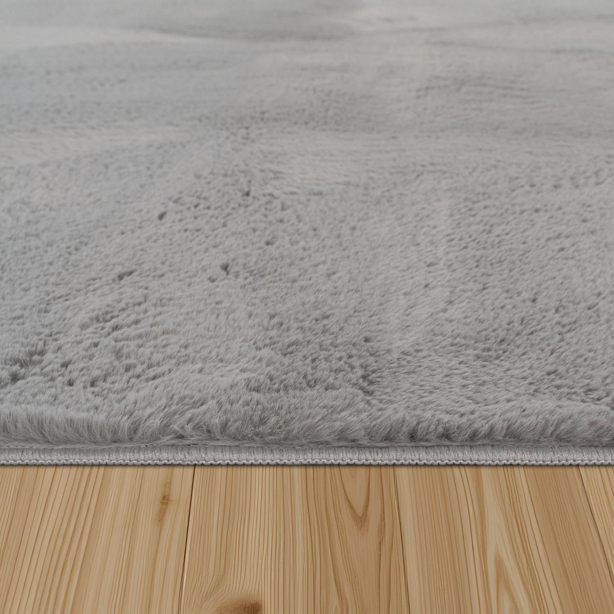 HOCHFLORTEPPICH 120/160 cm Soft 380 - Grau, Textil (120/160cm) - Paco Home