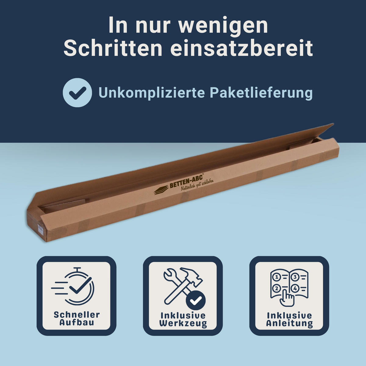 LATTENROST Madera, 7 Zonen, zur Selbstmontage, Größe: 70x220 - Braun, Holz (70/220cm) - Betten-ABC