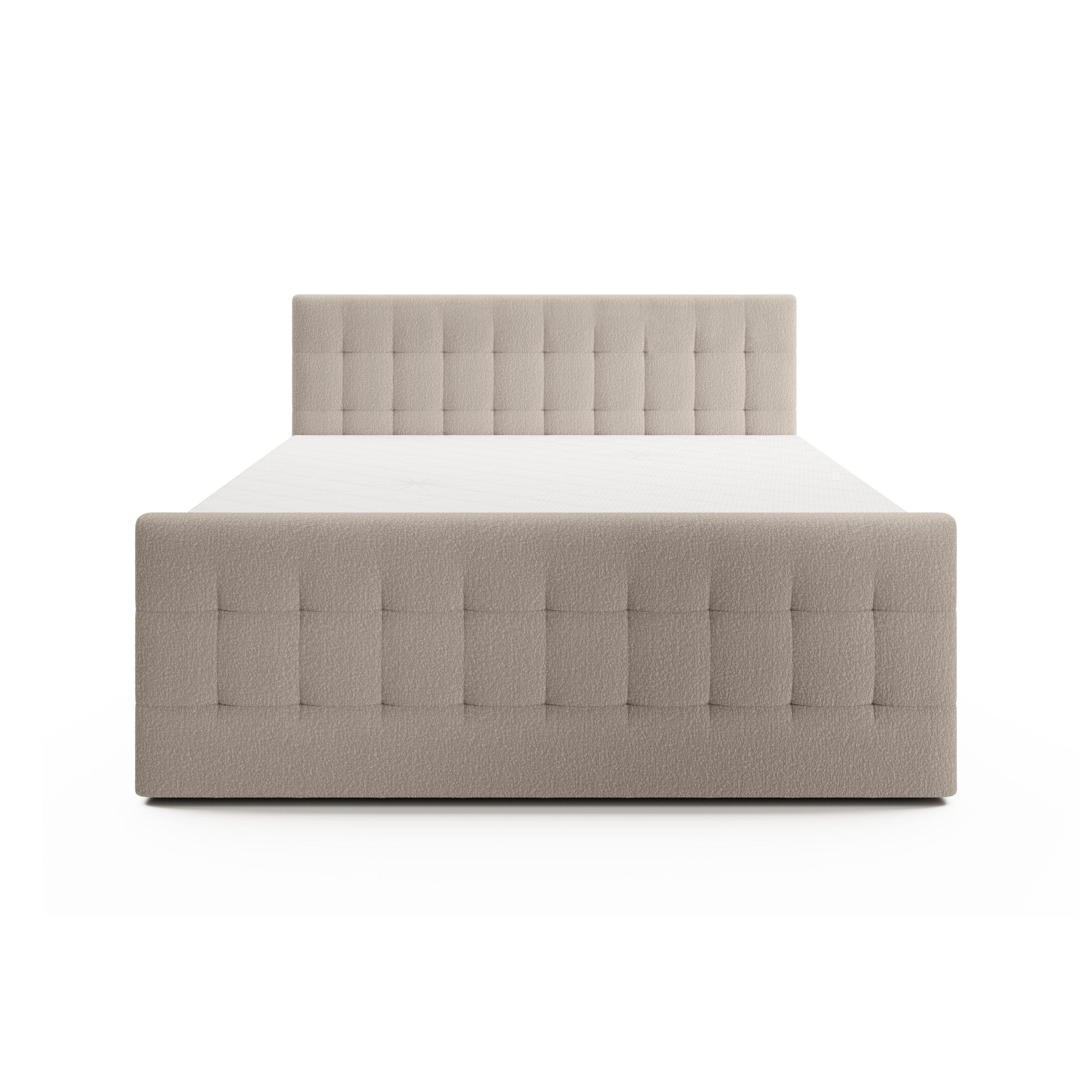 DOPPELBETT Yazo Royal 140x200 cm, Beige - Beige, Textil (140/200cm) - Fedve