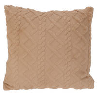 DEKOKISSEN 45/45 cm - Braun, Textil (45/45cm) - Home Styling Collection