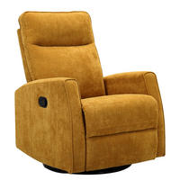 FERNSEHSESSEL - Gelb/Schwarz, Kunststoff/Textil (76/103/96cm) - home24